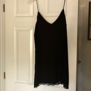 Black going out dress.
